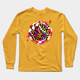 Disco Boogie (Avocado) Long Sleeve T-Shirt